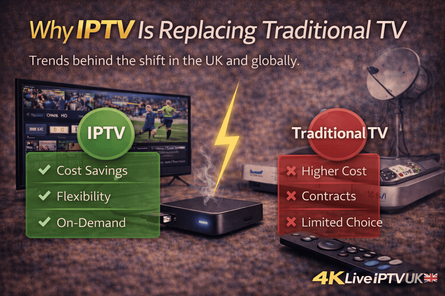 Why IPTV Is Replacing Traditional TV in 2025 (UK & Global Trends) – why IPTV is replacing cable TV
